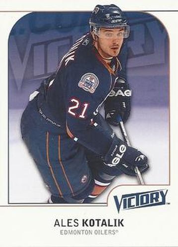 #76 Ales Kotalik - Edmonton Oilers - 2009-10 Upper Deck Victory Hockey