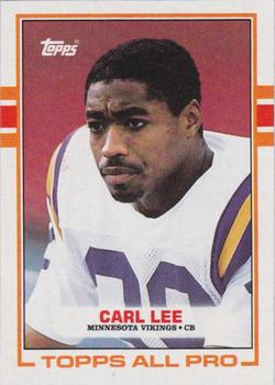 #76 Carl Lee - Minnesota Vikings - 1989 Topps Football