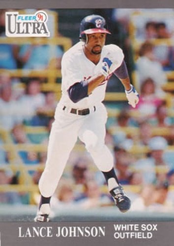#76 Lance Johnson - Chicago White Sox - 1991 Ultra Baseball