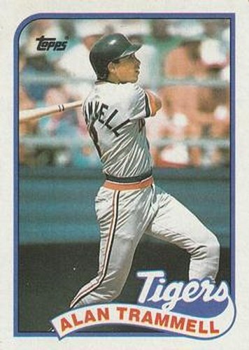 #770 Alan Trammell - Detroit Tigers - 1989 Topps Baseball