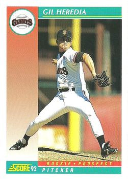 #771 Gil Heredia - San Francisco Giants - 1992 Score Baseball