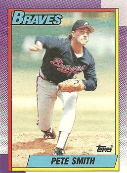 #771 Pete Smith - Atlanta Braves - 1990 O-Pee-Chee Baseball