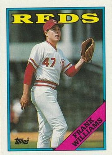 #773 Frank Williams - Cincinnati Reds - 1988 Topps Baseball