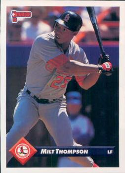 #775 Milt Thompson - St. Louis Cardinals - 1993 Donruss Baseball
