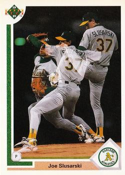 #777 Joe Slusarski - Oakland Athletics - 1991 Upper Deck Baseball