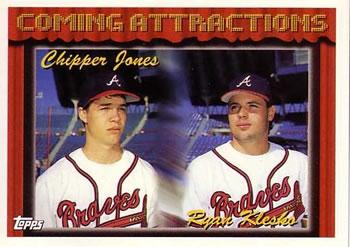 #777 Chipper Jones / Ryan Klesko - Atlanta Braves - 1994 Topps Baseball