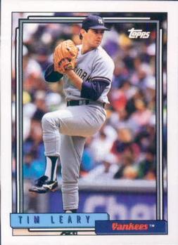 #778 Tim Leary - New York Yankees - 1992 Topps Baseball