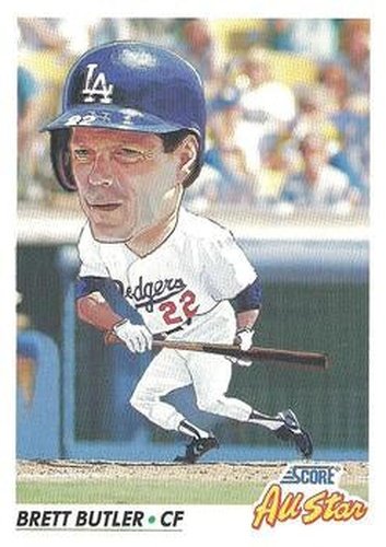 #778 Brett Butler - Los Angeles Dodgers - 1992 Score Baseball