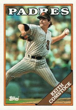 #778a Keith Comstock - San Diego Padres - 1988 Topps Baseball