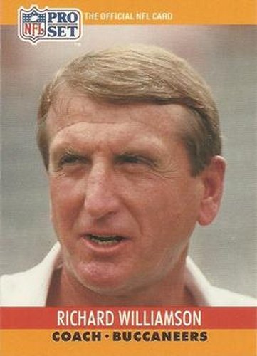 #779 Richard Williamson - Tampa Bay Buccaneers - 1990 Pro Set Football