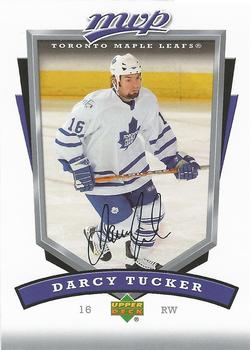 #277 Darcy Tucker - Toronto Maple Leafs - 2006-07 Upper Deck MVP Hockey
