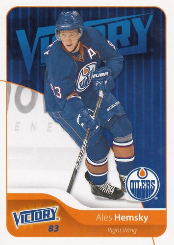 #77 Ales Hemsky - Edmonton Oilers - 2011-12 Upper Deck Victory Hockey