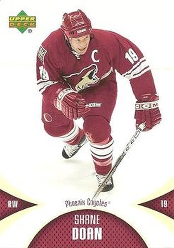 #77 Shane Doan - Phoenix Coyotes - 2006-07 Upper Deck Mini Jersey Hockey