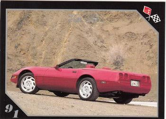 #77 1991 Corvette Convertible - 1991 Collect-A-Card Vette Set