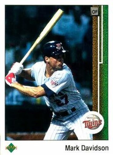 #577 Mark Davidson - Minnesota Twins - 1989 Upper Deck Baseball