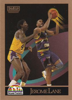 #77 Jerome Lane - Denver Nuggets - 1990-91 SkyBox Basketball