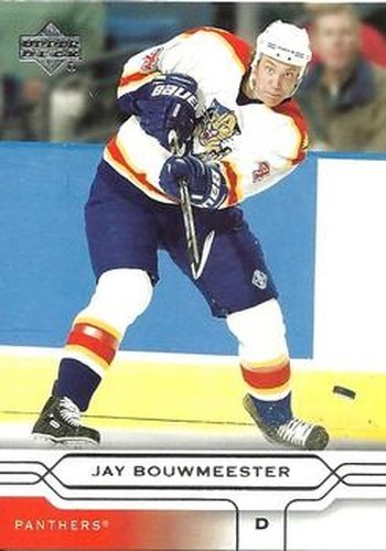 #77 Jay Bouwmeester - Florida Panthers - 2004-05 Upper Deck Hockey