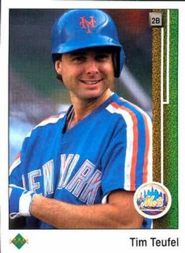 #277 Tim Teufel - New York Mets - 1989 Upper Deck Baseball