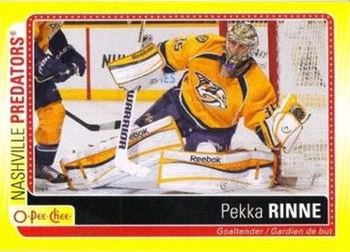 #S-RI Pekka Rinne - Nashville Predators - 2013-14 O-Pee-Chee Hockey - Stickers