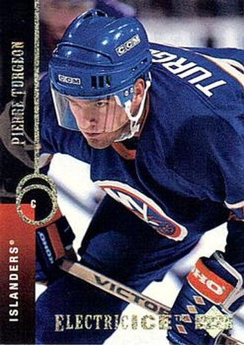 #77 Pierre Turgeon - New York Islanders - 1994-95 Upper Deck Hockey - Electric Ice