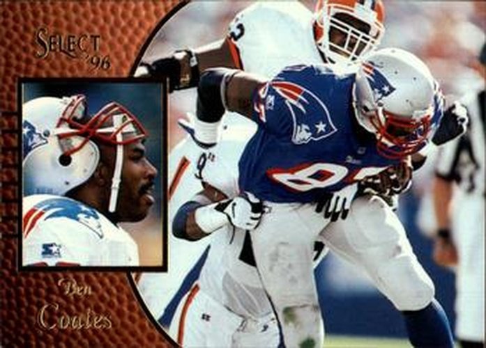 #77 Ben Coates - New England Patriots - 1996 Select Football