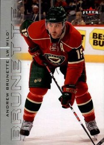 #77 Andrew Brunette - Minnesota Wild - 2009-10 Ultra Hockey