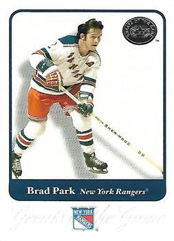#77 Brad Park - New York Rangers - 2001-02 Fleer Greats of the Game Hockey