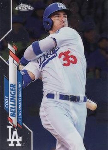 #77 Cody Bellinger - Los Angeles Dodgers - 2020 Topps Chrome Baseball