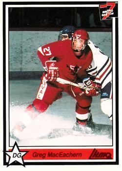 #77 Greg MacEachern - Laval Titan - 1990-91 7th Inning Sketch QMJHL Hockey