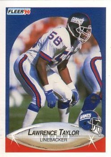 #77 Lawrence Taylor - New York Giants - 1990 Fleer Football