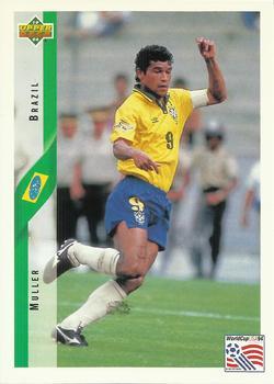 #77 Muller - Brazil - 1994 Upper Deck World Cup Contenders English/Spanish Soccer