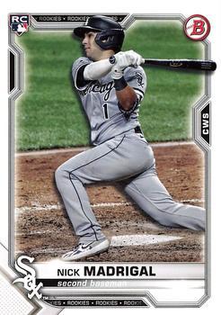 #77 Nick Madrigal - Chicago White Sox - 2021 Bowman Baseball