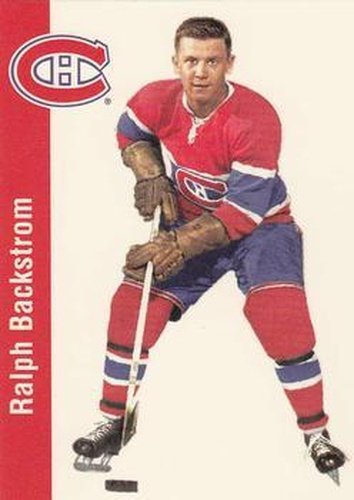 #77 Ralph Backstrom - Montreal Canadiens - 1994 Parkhurst Missing Link 1956-57 Hockey