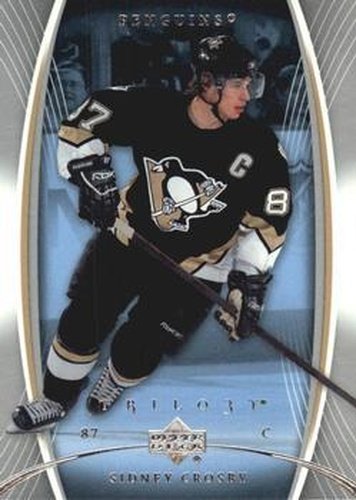 #77 Sidney Crosby - Pittsburgh Penguins - 2007-08 Upper Deck Trilogy Hockey
