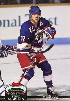 #77 Teppo Numminen - Winnipeg Jets - 1992-93 Stadium Club Hockey