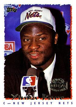 #77 Yinka Dare - New Jersey Nets - 1994-95 Topps Basketball