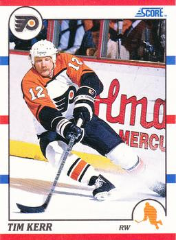 #77 Tim Kerr - Philadelphia Flyers - 1990-91 Score Hottest and Rising Stars Hockey