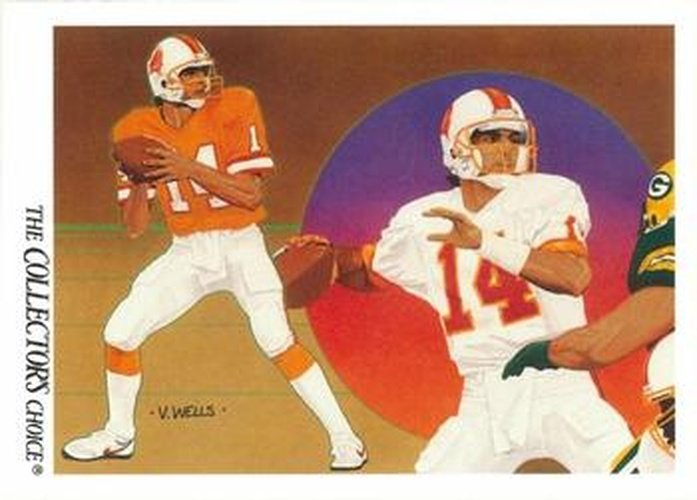 #77 Vinny Testaverde - Tampa Bay Buccaneers - 1991 Upper Deck Football