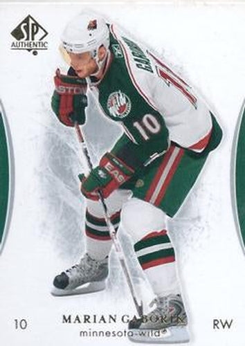 #77 Marian Gaborik - Minnesota Wild - 2007-08 SP Authentic Hockey