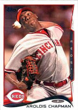 #77b Aroldis Chapman - Cincinnati Reds - 2014 Topps Baseball