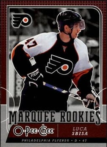 #780 Luca Sbisa - Philadelphia Flyers - 2008-09 O-Pee-Chee Hockey