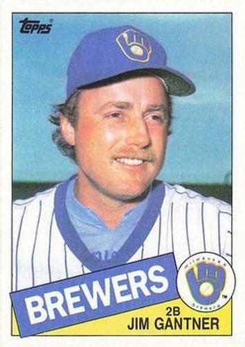 #781 Jim Gantner - Milwaukee Brewers - 1985 Topps Baseball
