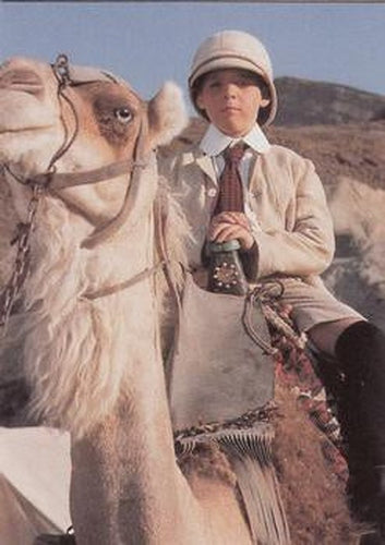 #3 In Egypt, Ind, Helen and a camel driver head - 1992 Pro Set Young Indiana Jones