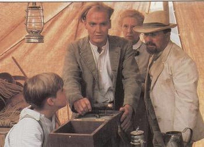 #9 Pierre denies killing Rashid. Indy discovers - 1992 Pro Set Young Indiana Jones