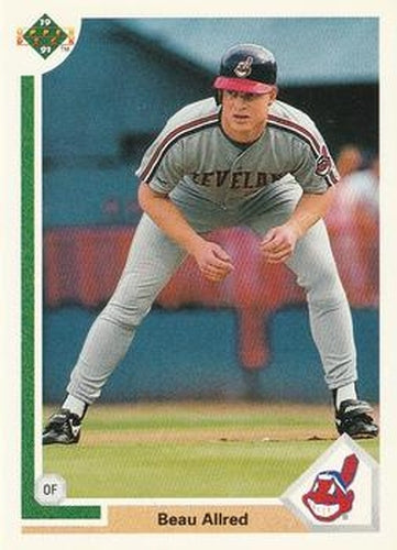 #784 Beau Allred - Cleveland Indians - 1991 Upper Deck Baseball