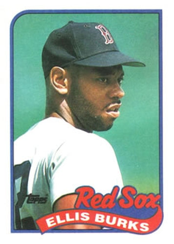 #785 Ellis Burks - Boston Red Sox - 1989 Topps Baseball