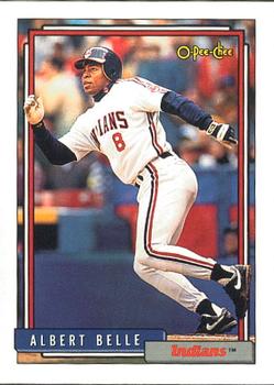 #785 Albert Belle - Cleveland Indians - 1992 O-Pee-Chee Baseball