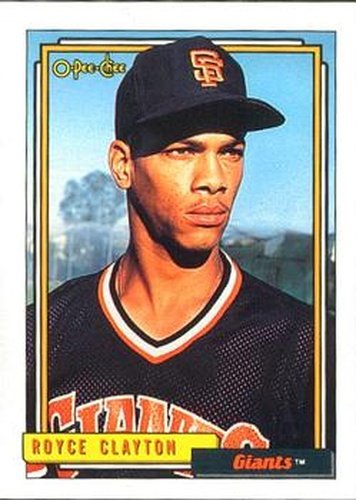 #786 Royce Clayton - San Francisco Giants - 1992 O-Pee-Chee Baseball