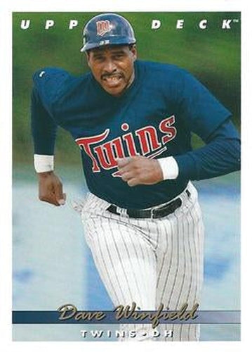#786 Dave Winfield - Minnesota Twins - 1993 Upper Deck Baseball