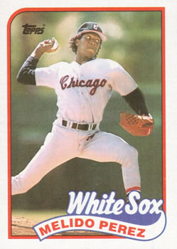 #786 Melido Perez - Chicago White Sox - 1989 Topps Baseball